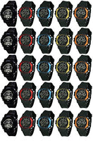 LEMONADE Digital Boys' Watch (Black Colored Strap) (Pack of 25)